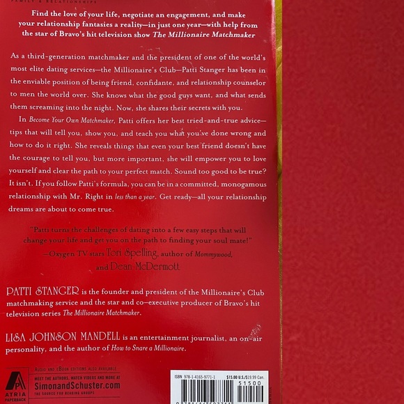 Become Your Own MATCHMAKER Softcover Book by PATTI STANGER - Picture 4 of 4
